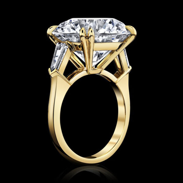 15.47 CT ROUND BRILLIANT DIAMOND RING - #R9010 - Image 2