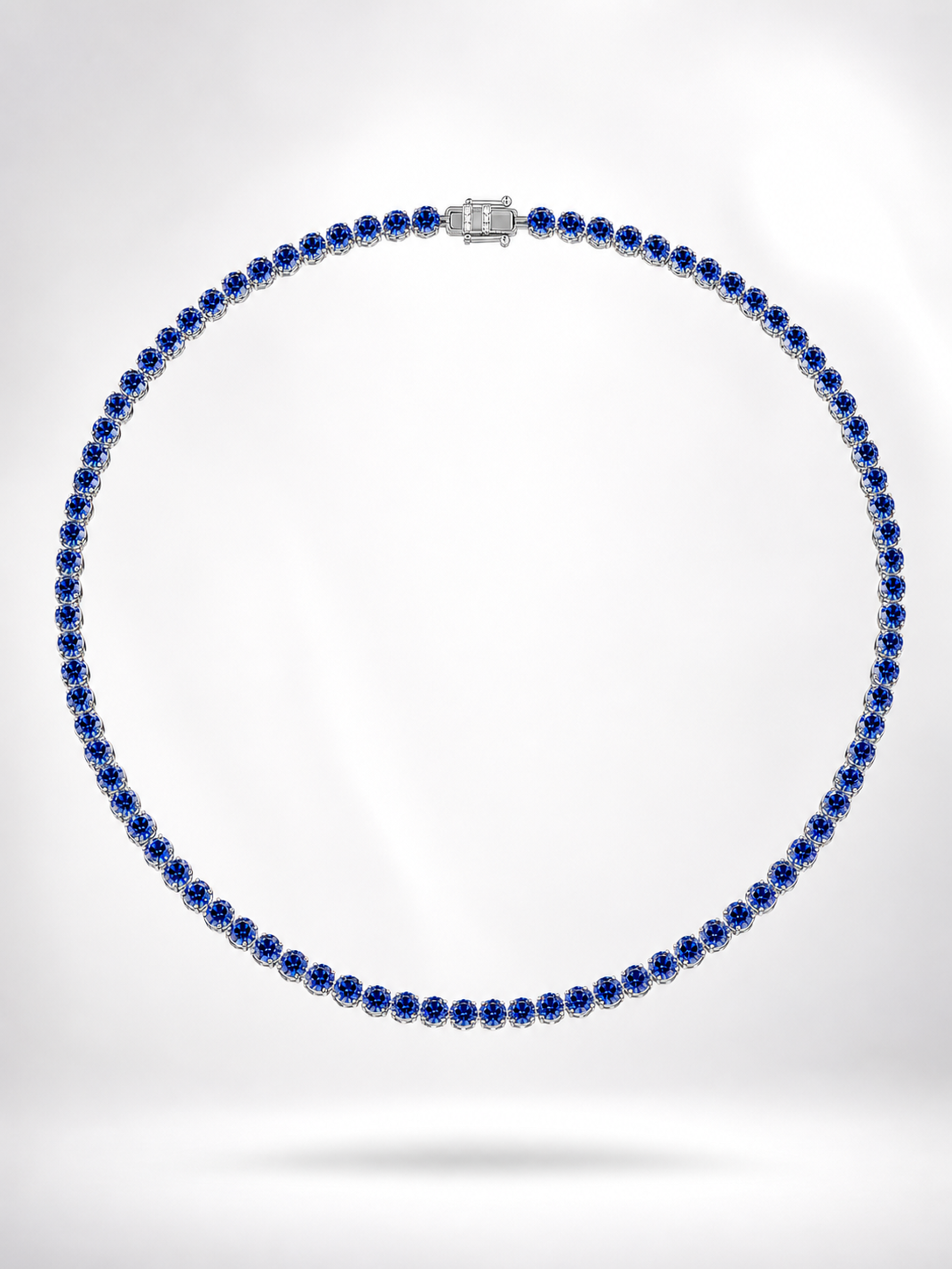 64.84CTTW SAPPHIRE NECKLACE - #SG484 - Image 3