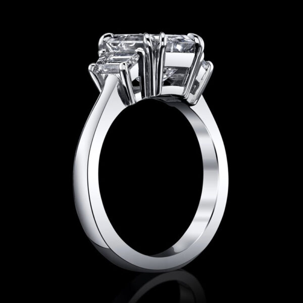 6.02CT CUSHION CUT DIAMOND RING - STYLE #R9028 - Image 2