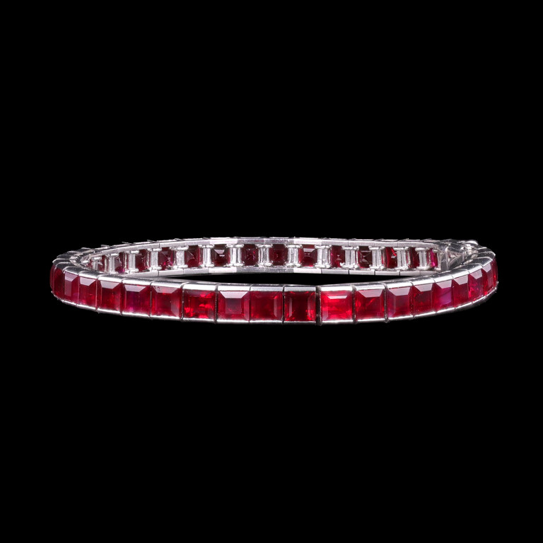 21.00CTTW RUBY RUBY LINE BRACELET - STYLE #BR48568