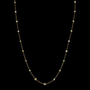 6.21CTTW Natural Colored Diamond Necklace - C5132