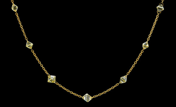 6.21CTTW Natural Colored Diamond Necklace - C5132 - Image 2