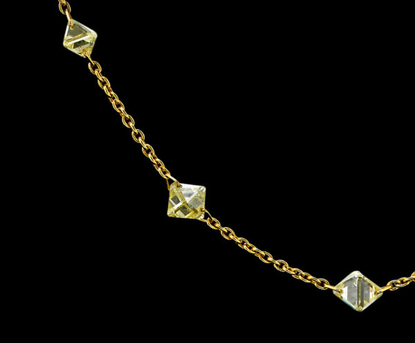 6.21CTTW Natural Colored Diamond Necklace - C5132 - Image 3