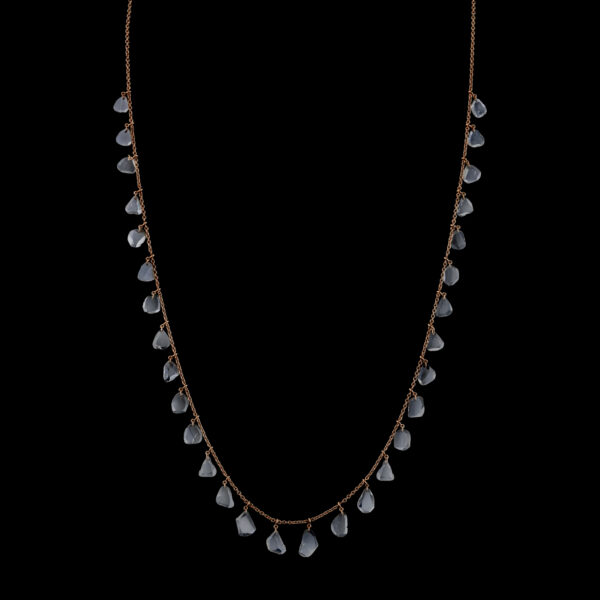 4.60CTTW Natural Colorless Diamond Necklace - C6473