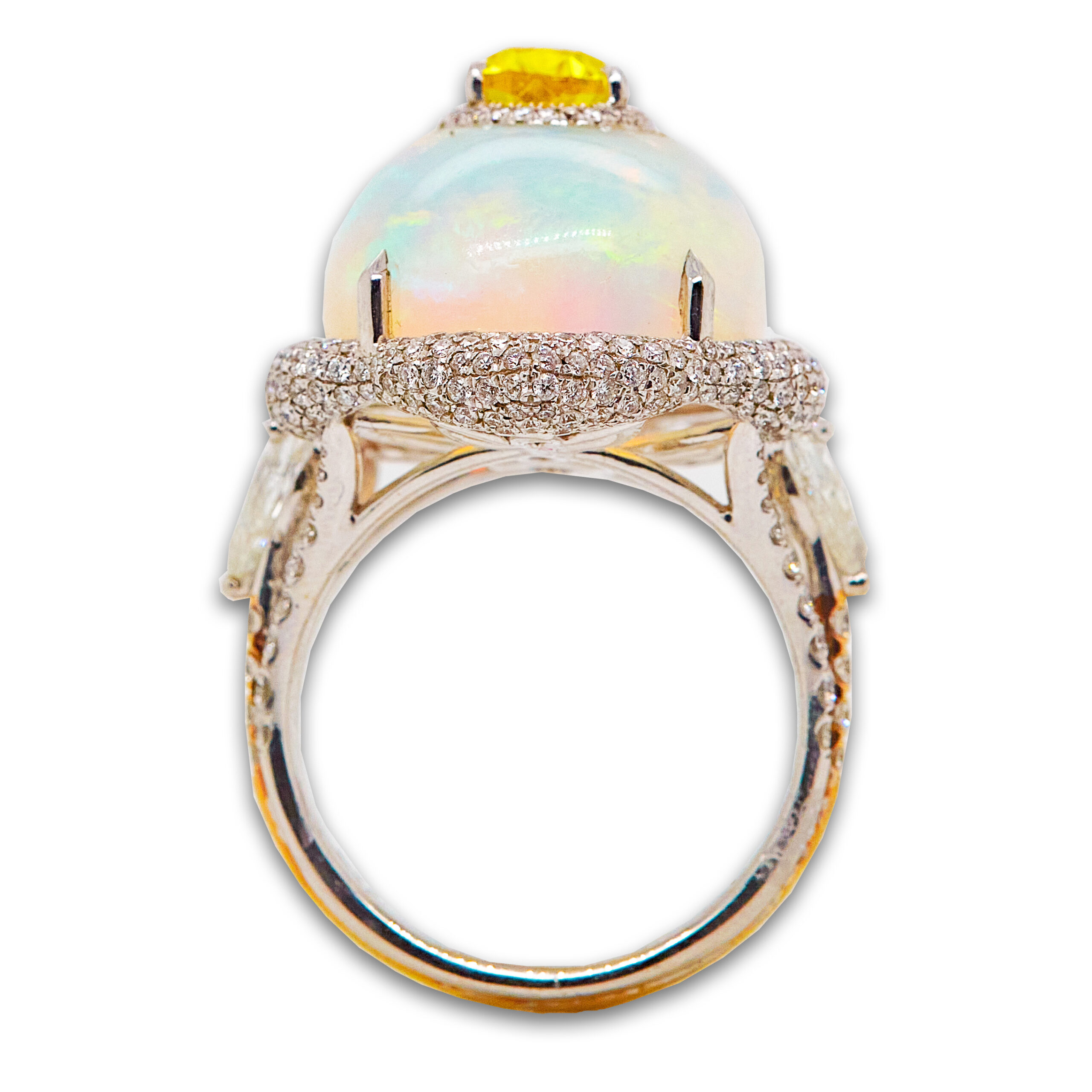15.94CT OPAL - 1.01CT FVOY VS2 DIAMOND RING - RM1660 - Image 6