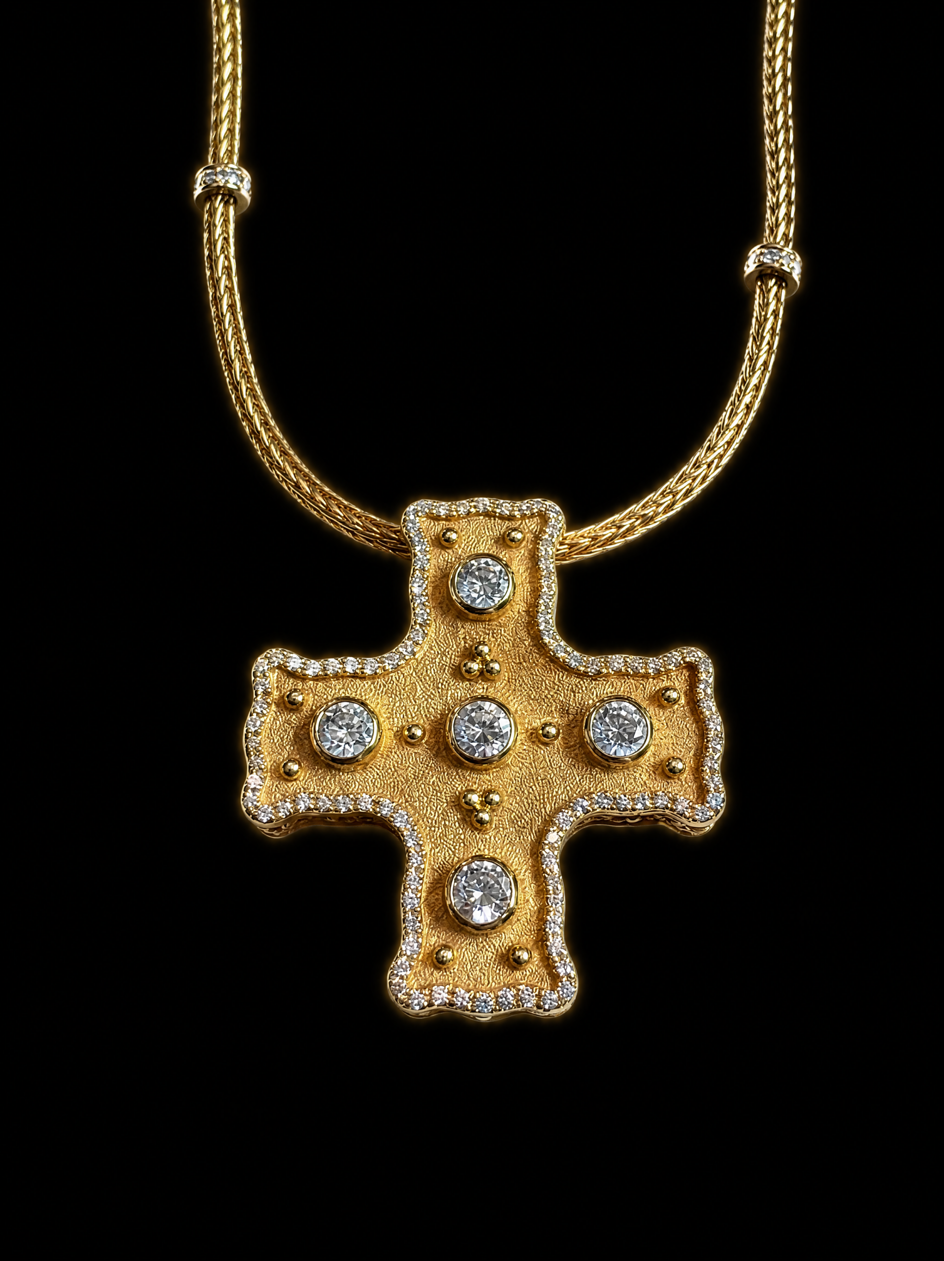 7.59CT RUBY AND DIAMOND NECKLACE - GG-296 - Image 2