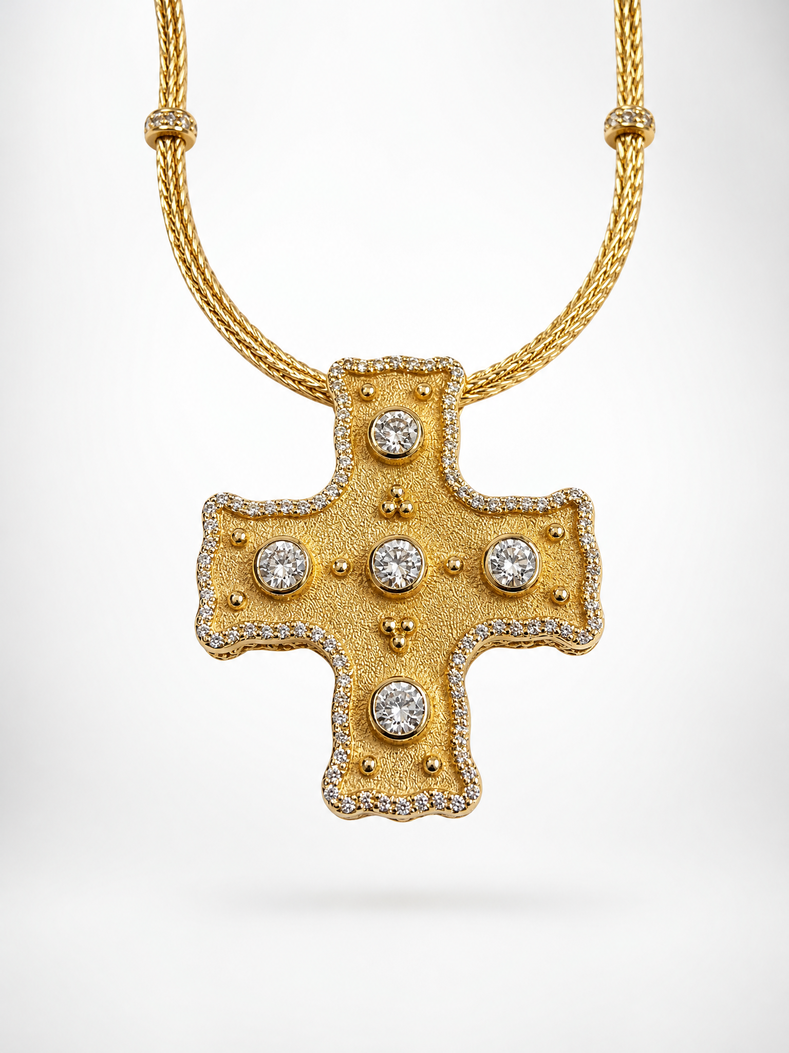 7.59CT RUBY AND DIAMOND NECKLACE - GG-296 - Image 4