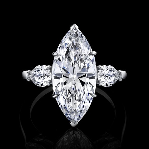 5.03CT MARQUIS D - VVS1 DIAMOND RING - #R9082