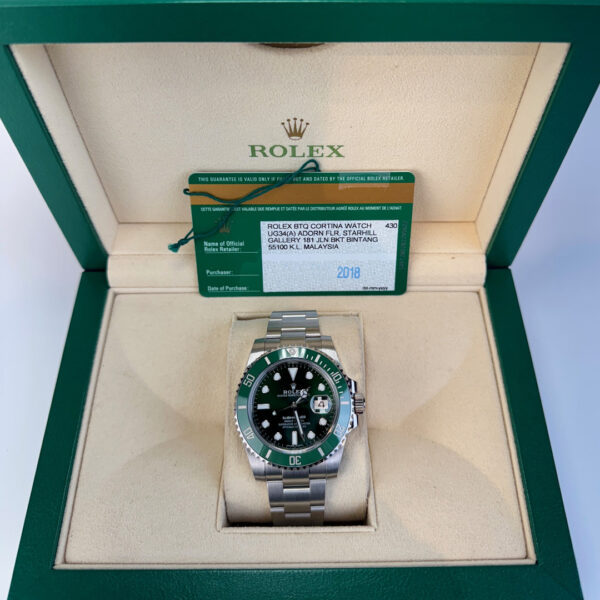 Rolex Submariner Date "Hulk" 40mm Green Dial Oyster