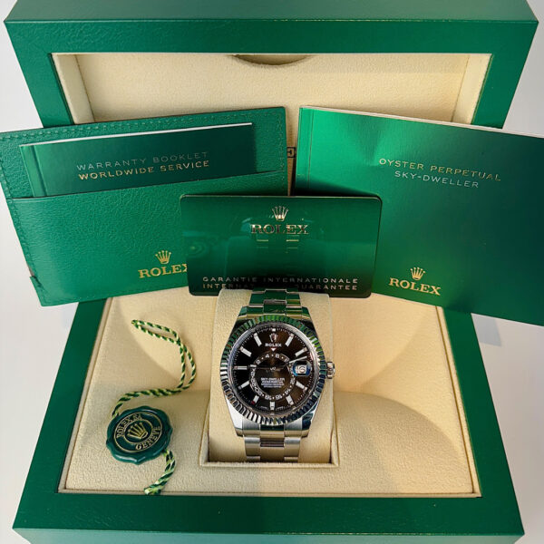 Rolex Sky-Dweller 42 mm Black Index Dial Oyster