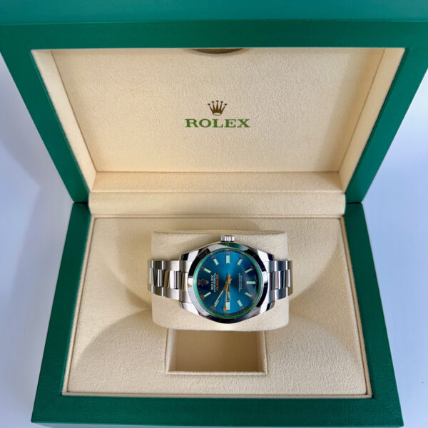 Rolex Milgauss SS 40 mm Z-blue Dial Oyster - Image 3