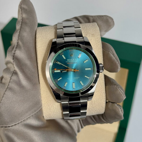 Rolex Milgauss SS 40 mm Z-blue Dial Oyster - Image 4