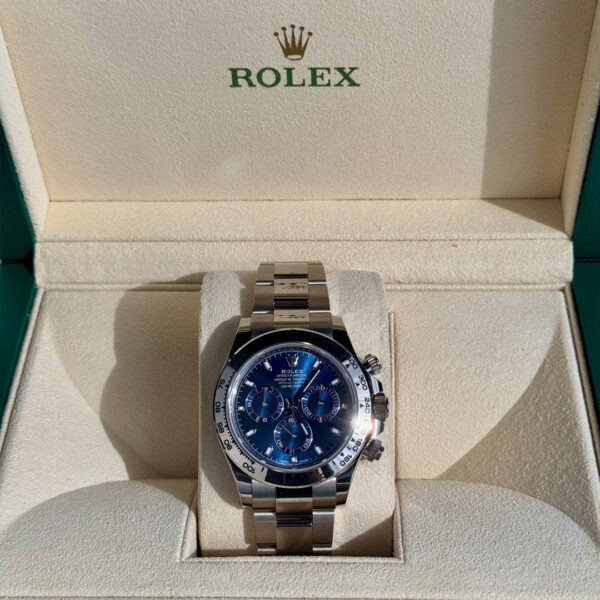 Rolex Daytona Blue Dial WG