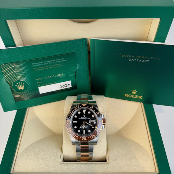 Rolex GMT Master II "Root Beer" RG/SS - Image 2