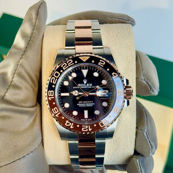 Rolex GMT Master II "Root Beer" RG/SS - Image 3