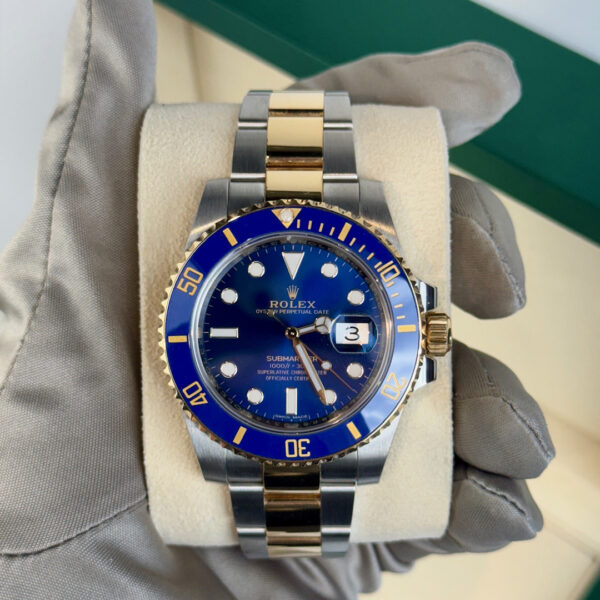 Rolex Submariner Date 40 mm Blue Dial YG/SS