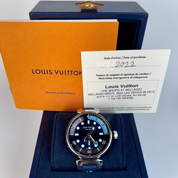 Louis VuittonTambour Street Diver Skyline Blue Automatic 44mm Steel