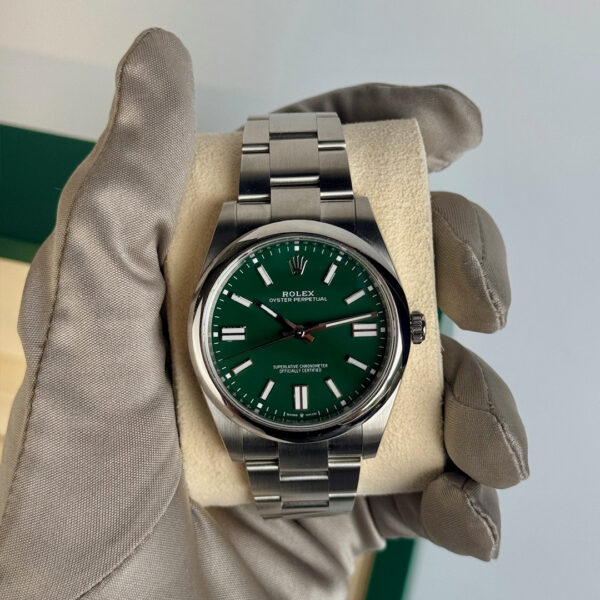 Rolex Oyster Perpetual 41 mm Green