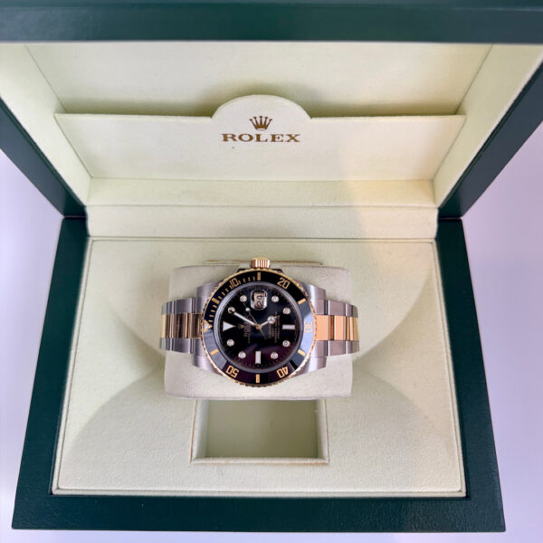 Rolex Submariner Date 40mm Black DIA Dial SS/YG Oyster - Image 3