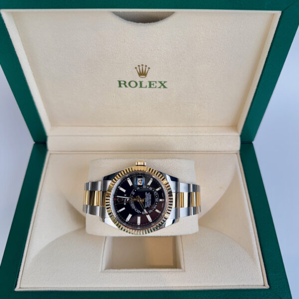 Rolex Sky-Dweller 42 mm Black Index Dial YG/SS Oyster - Image 3