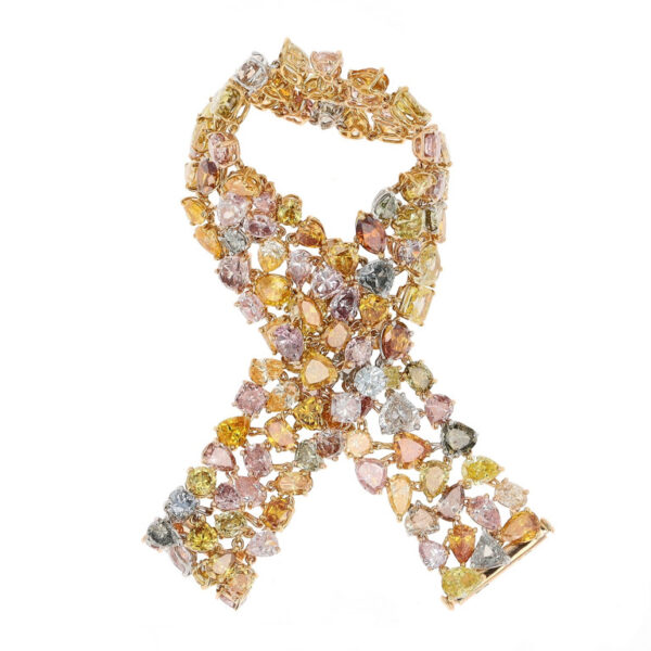 42.40cttw Multi-Colored Diamond Bracelet - BR45288 - Image 4