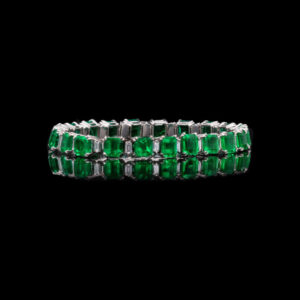 23.03CTTW Columbian Emerald and Diamond Bracelet - BR45403