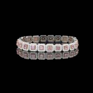 6.47CTTW Natural Pink Diamond Bracelet - BR47047