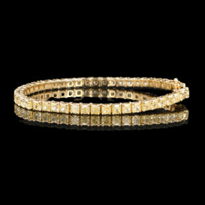 12.46CTTW Yellow Diamond Line Bracelet - BR47643