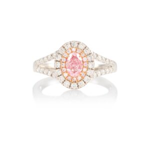 .50CT Faint Pink Natural Diamond Ring - SSR516