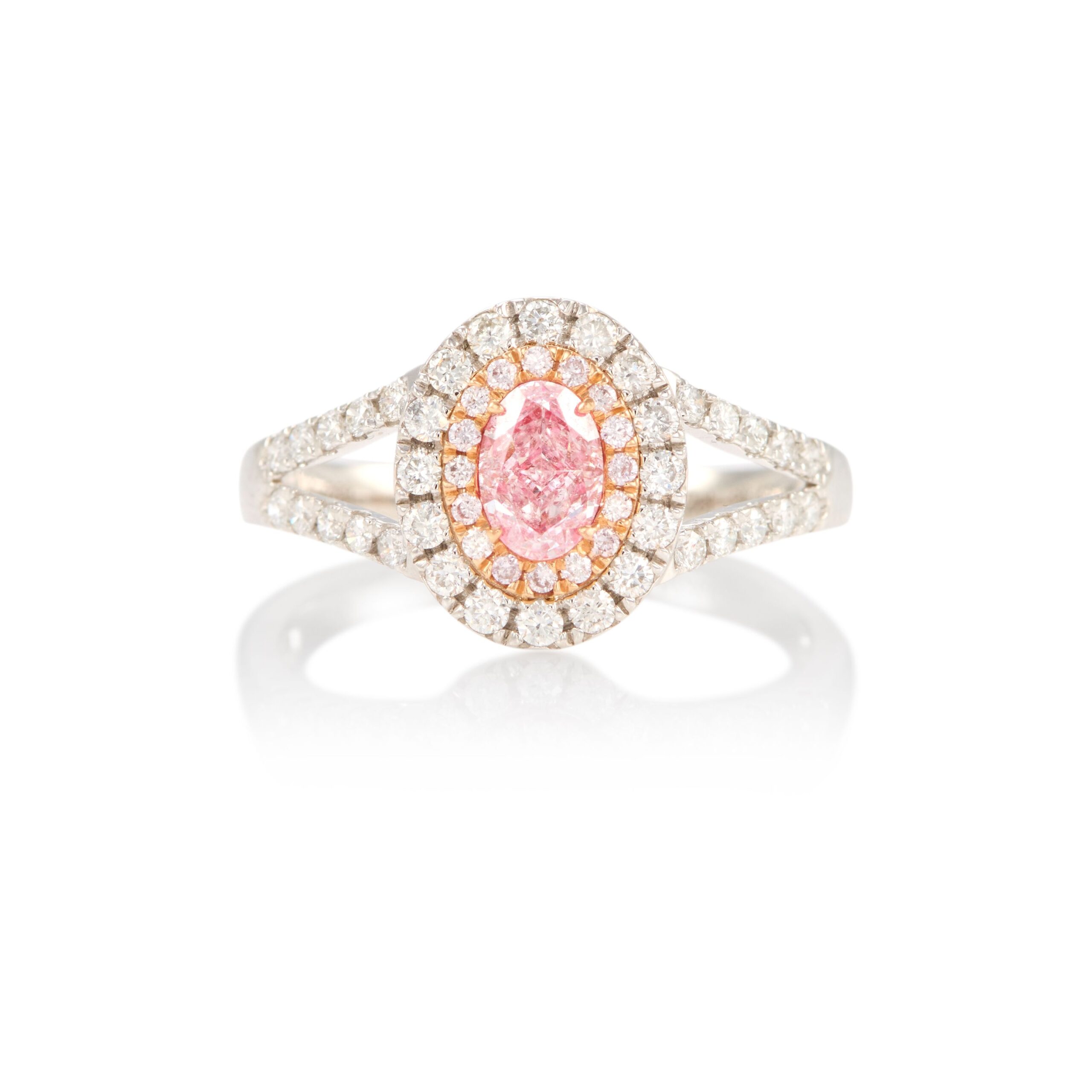 .50CT Faint Pink Natural Diamond Ring - SSR516