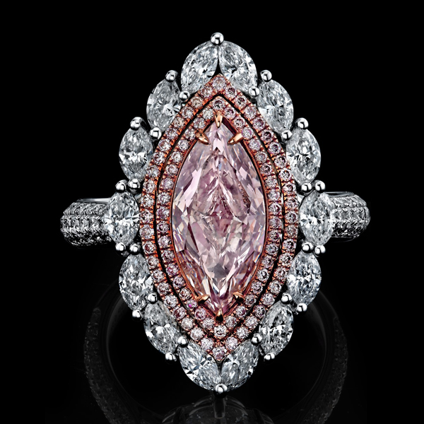 Pink Diamond Ring